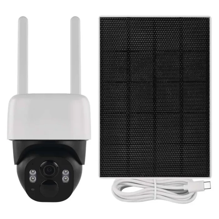 Emos GoSmart Kültéri akkumulátoros kamera IP-1200 WASP wifivel és napelemmel H4067