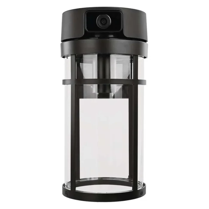 Emos GoSmart Wifis kültéri forgatható kamera IP-1300 LANTERN E27 foglalattal, fekete H4074
