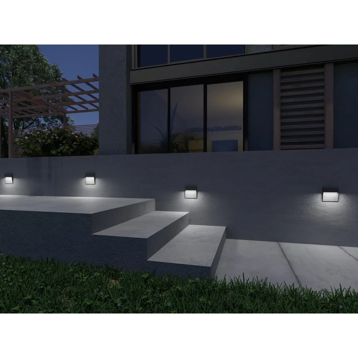 Kanlux DULI LED oldalfali lépcsőmegvilágító lámpa 6,5W 4000K természetes fehér IP54 33752