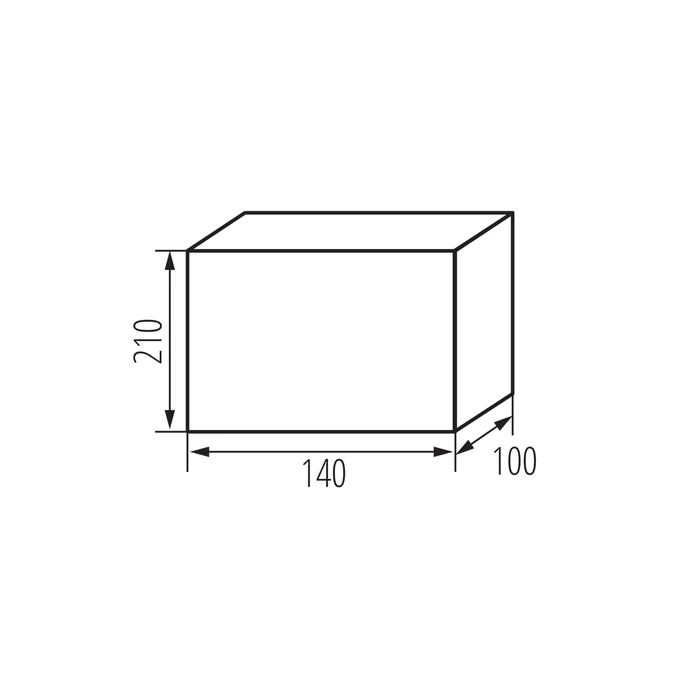 Kanlux falon kívüli lakáselosztó 4 modul IP65 KDB elosztódoboz IK10 KDB-IP65 38450 