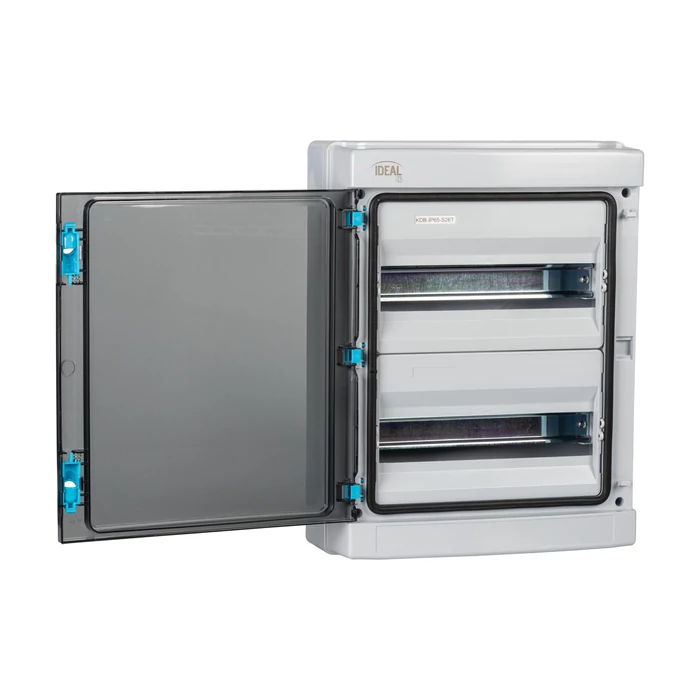 Kanlux falon kívüli lakáselosztó 2x13P 26 modul IP65 KDB elosztódoboz IK10 KDB-IP65 38454