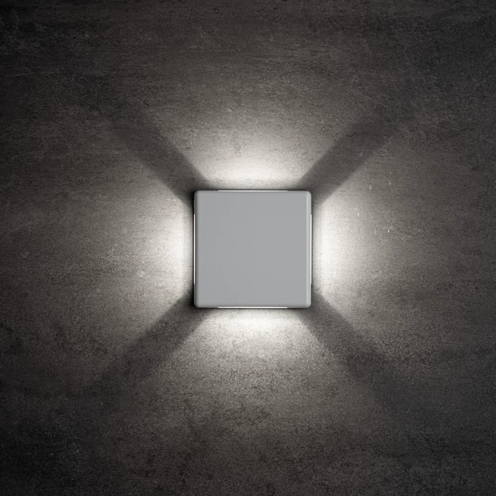 KANLUX REFAZI kültéri fali homlokzat lámpatest LED 6W 360lm 4000K REFAZI EL 6W-F-W lámpa 39180
