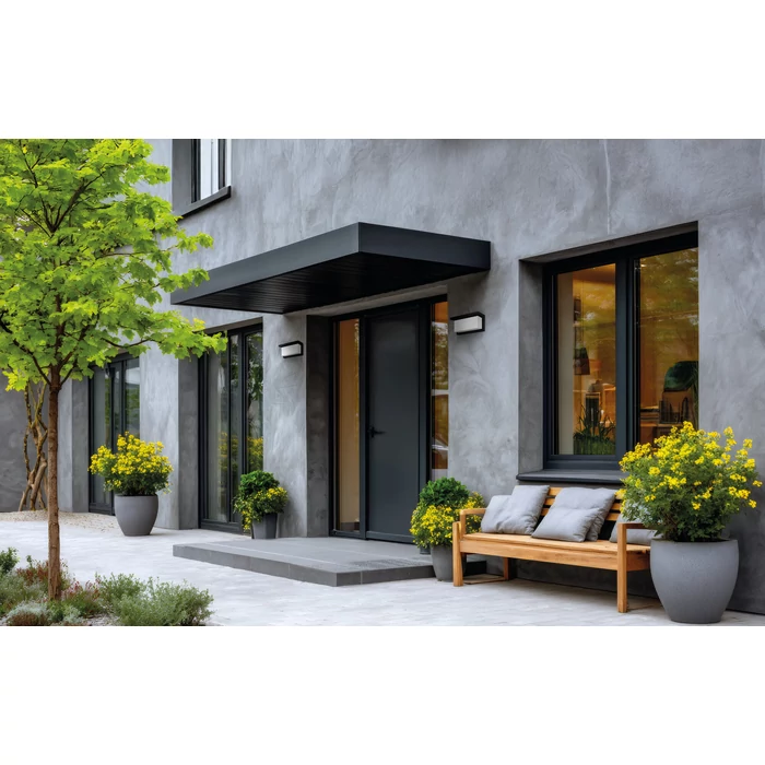 KANLUX kültéri LED fali lámpatest 12W 800Lm IP54 4000K természetes fehér LERTO LED 45817