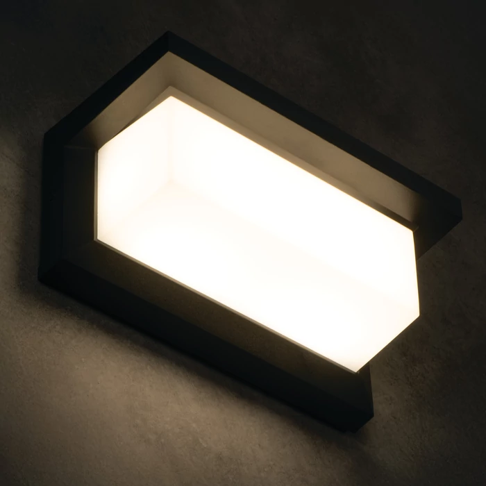 KANLUX kültéri LED fali lámpatest 12W 800Lm IP54 4000K természetes fehér LERTO LED 45817