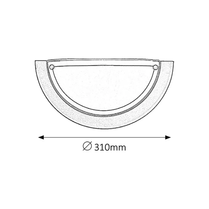 Ufo fali lámpa D30cm Rábalux 5163