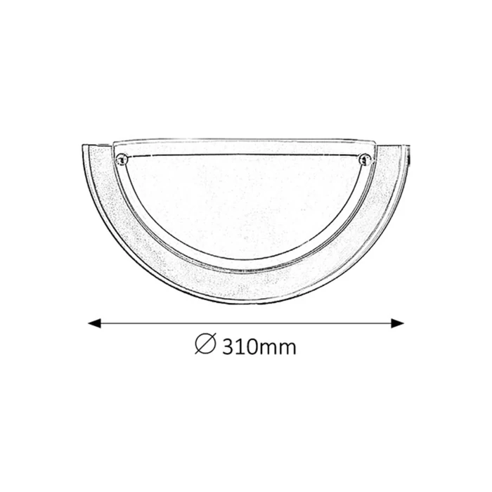 Ufo fali lámpa D30cm Rábalux 5173