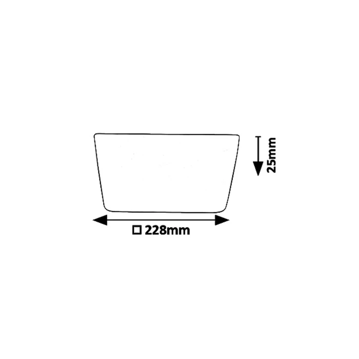 Rábalux Oleg süllyesztett LED panel 24W 2568lm 4000K fehér IP65/IP20 5374