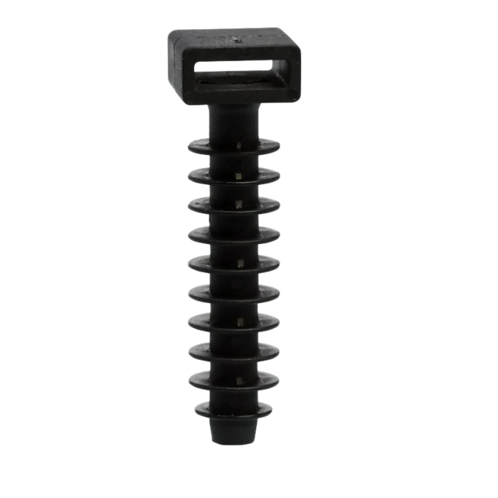 Tracon kábelkötegelő, gyorskötöző beüthető tipli 43,8x8 mm 5458