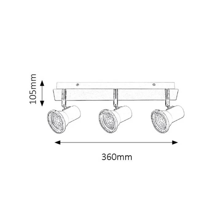 Rábalux Steve LED fürdőszobai lámpa fehér 13,5W 1290lm 4000K IP44 5499