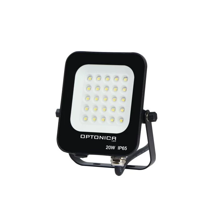 Optonica LED reflektor fekete 20W 1800lm 4500K természetes fehér IP65 5725