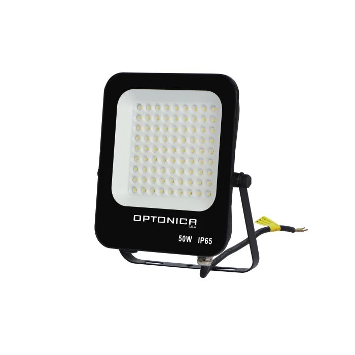 Optonica LED reflektor fekete 50W 4500lm 2700K meleg fehér IP65 5732