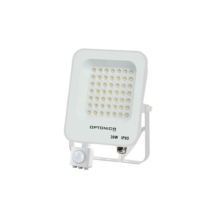 Optonica LED reflektor mozgásérzékelővel fehér 30W 2700lm 6000K hideg fehér IP65 5766