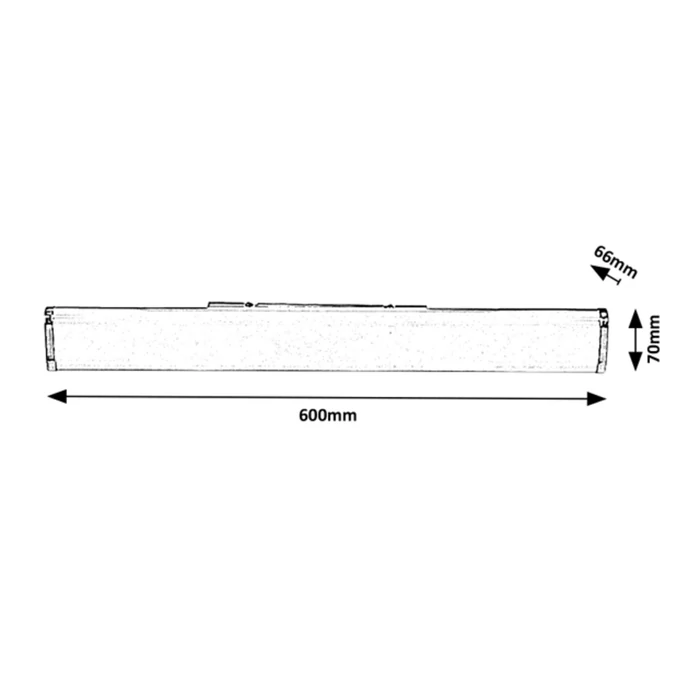 Rábalux Danton fürdőszobai LED fali lámpa 14W 1220lm 3000K IP44 6270