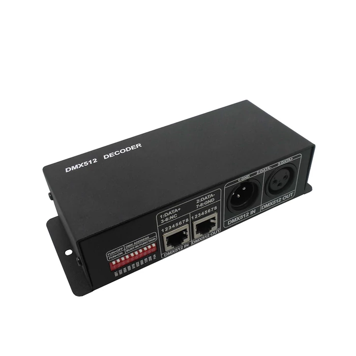 Optonica LED szalag vezérlő DMX512 12A AC6308