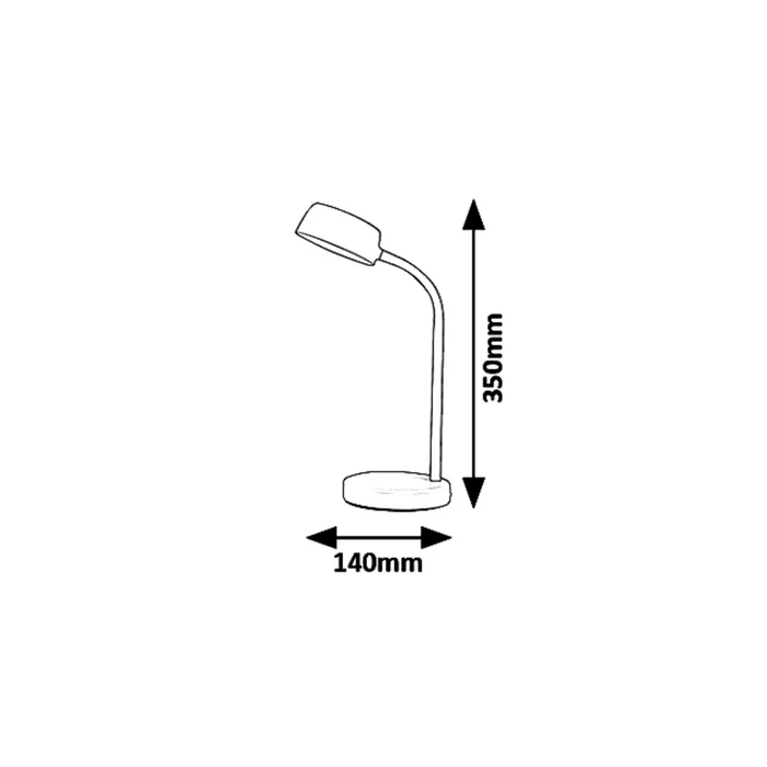 Rábalux Berry LED asztali lámpa rózsaszín 4,5W 350lm 4000K IP20 6779