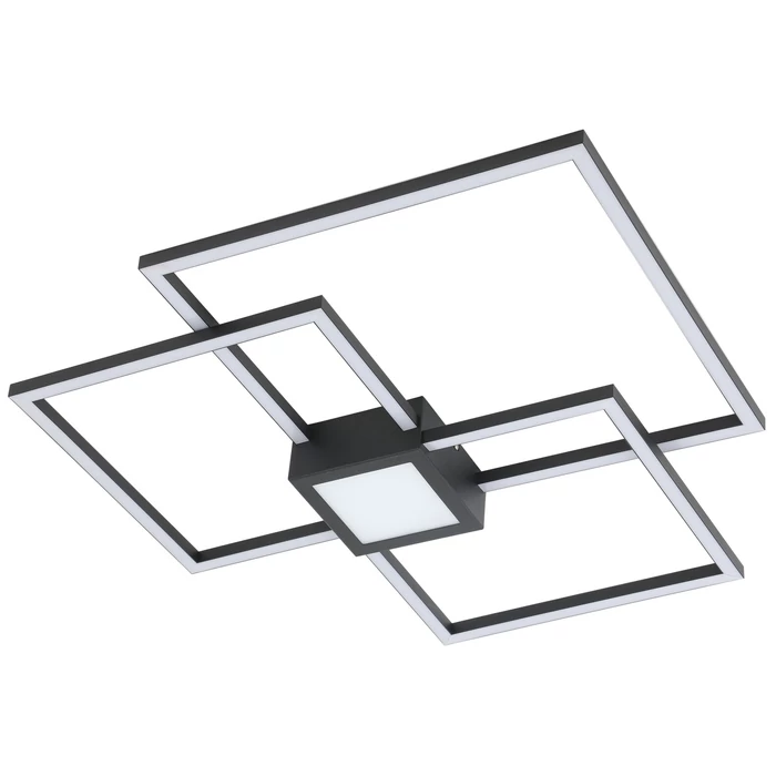 Rábalux Thabita mennyezeti lámpa matt fekete IP20 6868