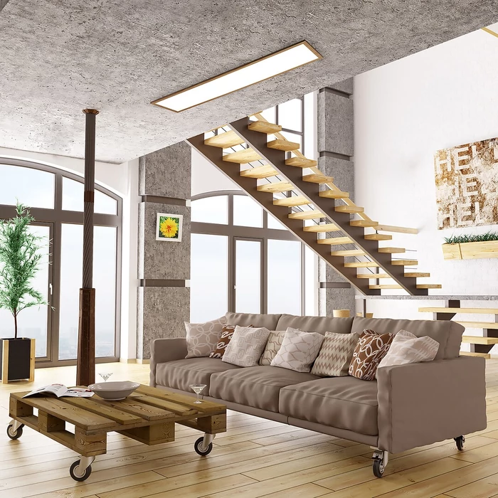 Rábalux Almond mennyezeti LED panel 295x1195mm bükk 40W 4200lm 4000K IP20 6909