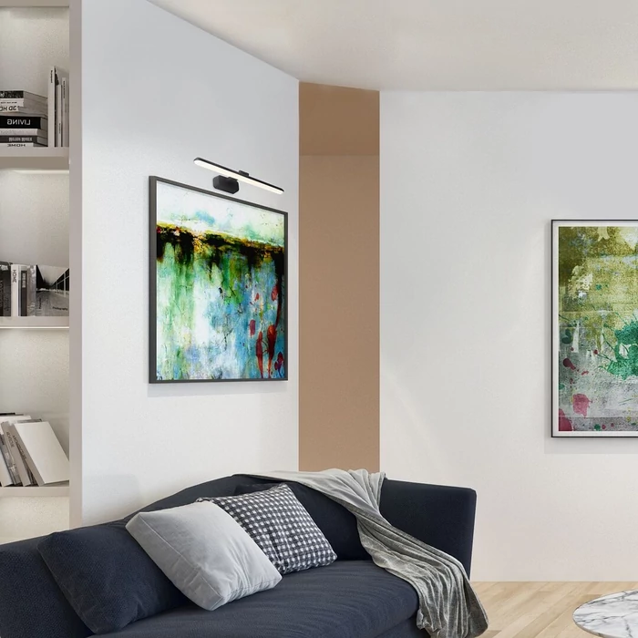 Rábalux Nabil képmegvilágító lámpa matt fekete IP20 71147