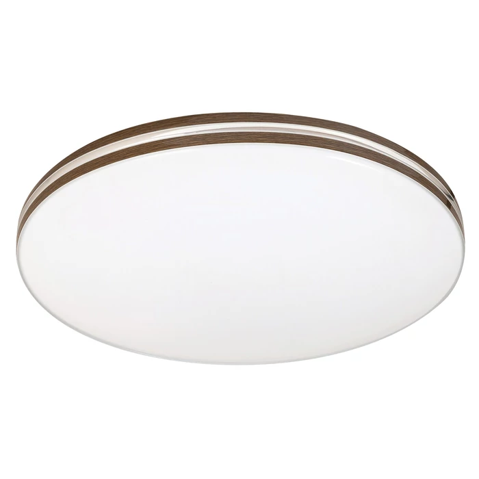 Rábalux Oscar2 mennyezeti LED lámpa 18W 1350lm 4000K fehér kör barna csík 71173