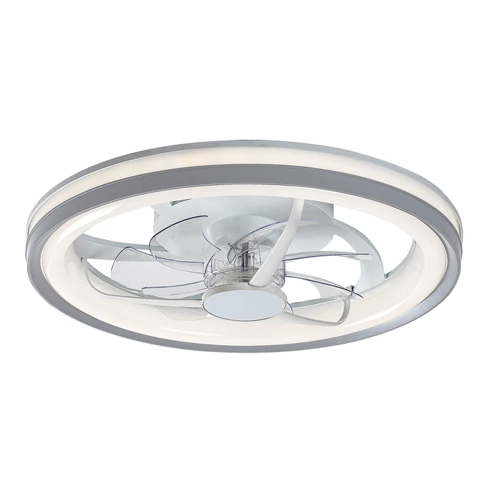 Rábalux Fanricius WIFI LED beltéri ventilátor 40W 2200Lm ezüst 71335