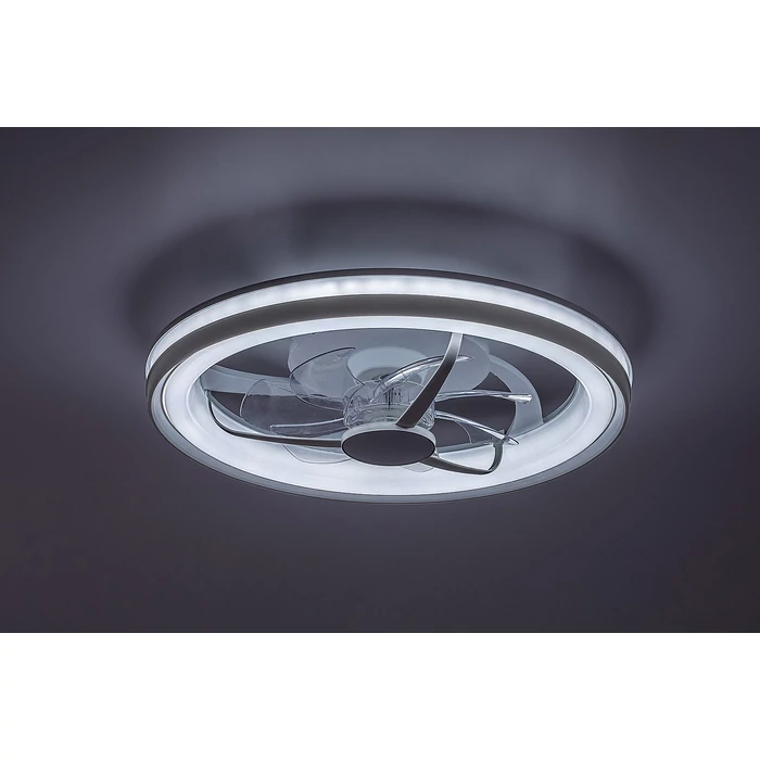 Rábalux Fanricius WIFI LED beltéri ventilátor 40W 2200Lm ezüst 71335