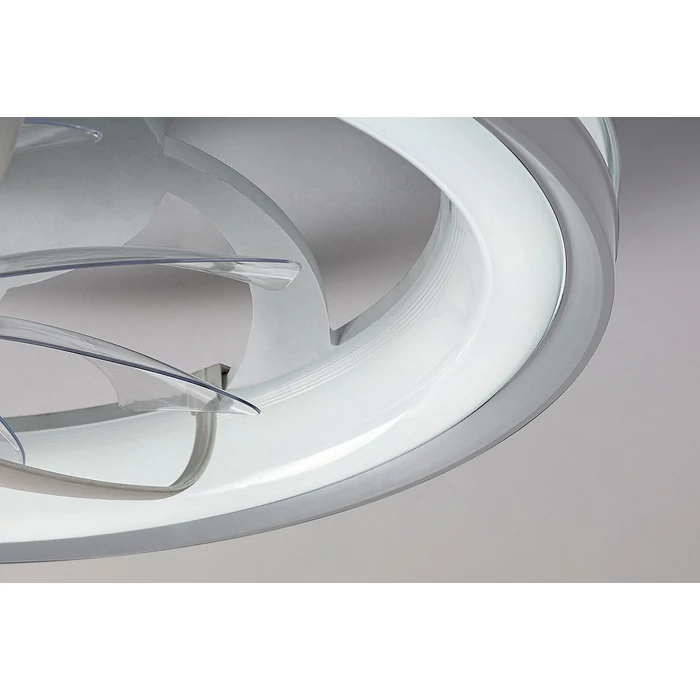 Rábalux Fanricius WIFI LED beltéri ventilátor 40W 2200Lm ezüst 71335