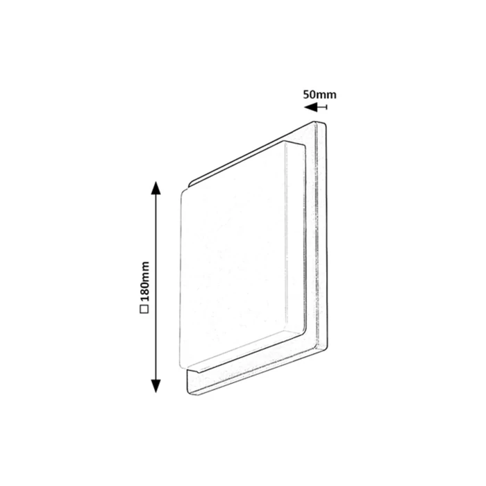 Rábalux Ontario kültéri fali lámpa antracit IP65 7204