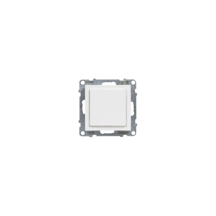 Legrand Suno vakfedél Program Mosaic adapterrel, fehér keret nélkül 721143