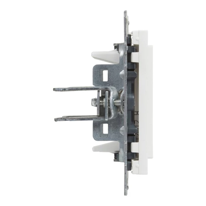 Legrand Suno vakfedél Program Mosaic adapterrel, fehér keret nélkül 721143