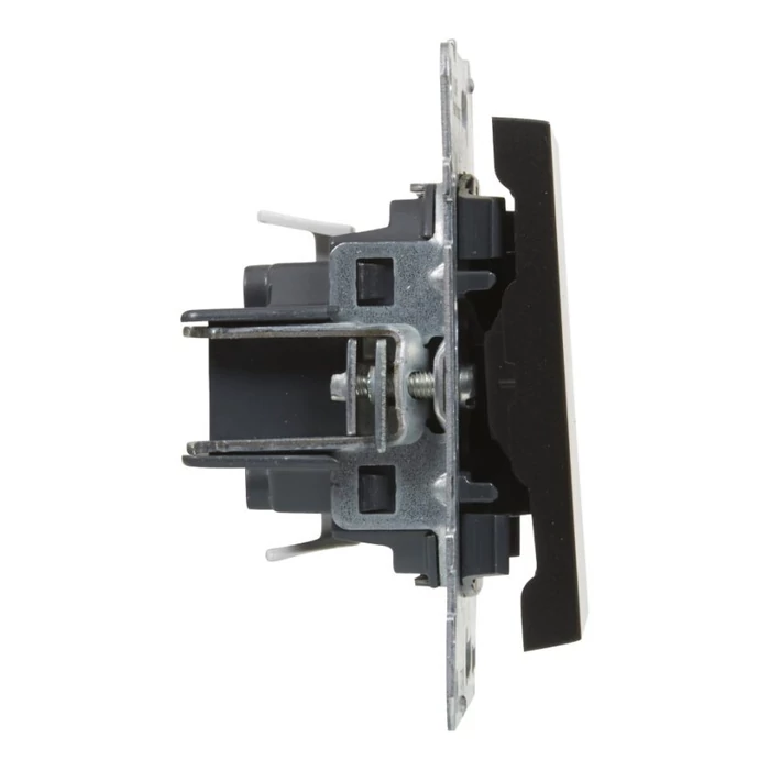Legrand Suno 106 váltókapcsoló keret nélkül 10AX, fekete 721406