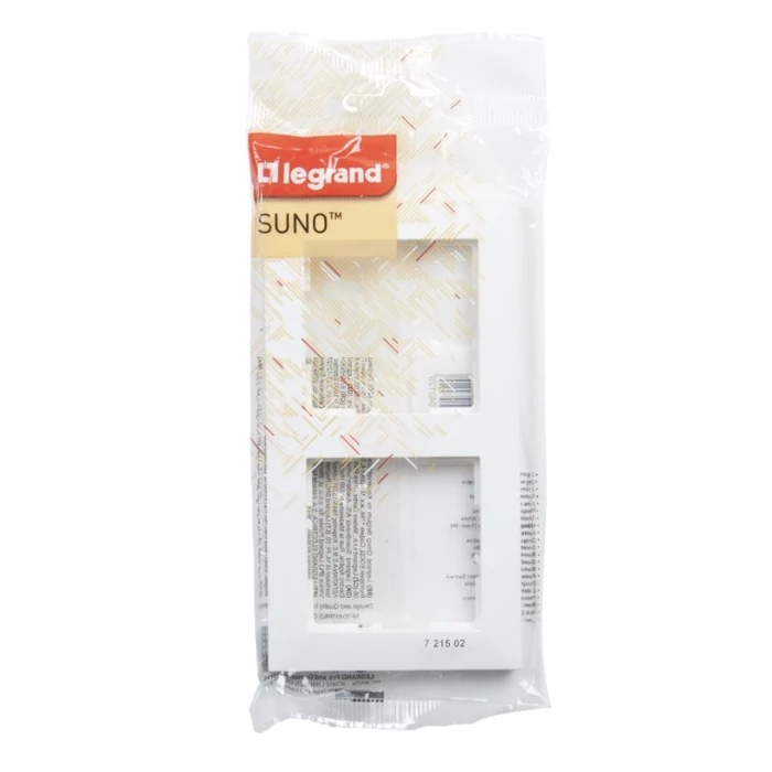 Legrand Suno 2-es keret,vízszintes és függőleges fehér IP20 721502
