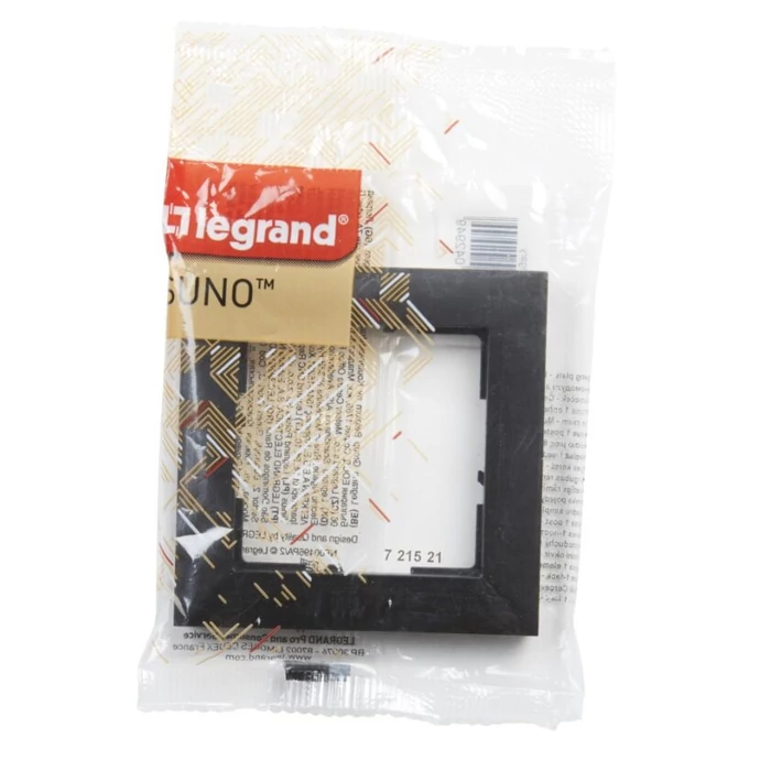 Legrand Suno 1-es keret fekete IP20 721521
