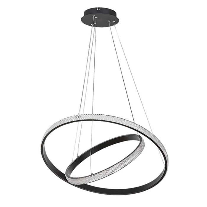 Rábalux Grete függeszthető LED lámpa 60W 3450lm 3000K fekete 72259