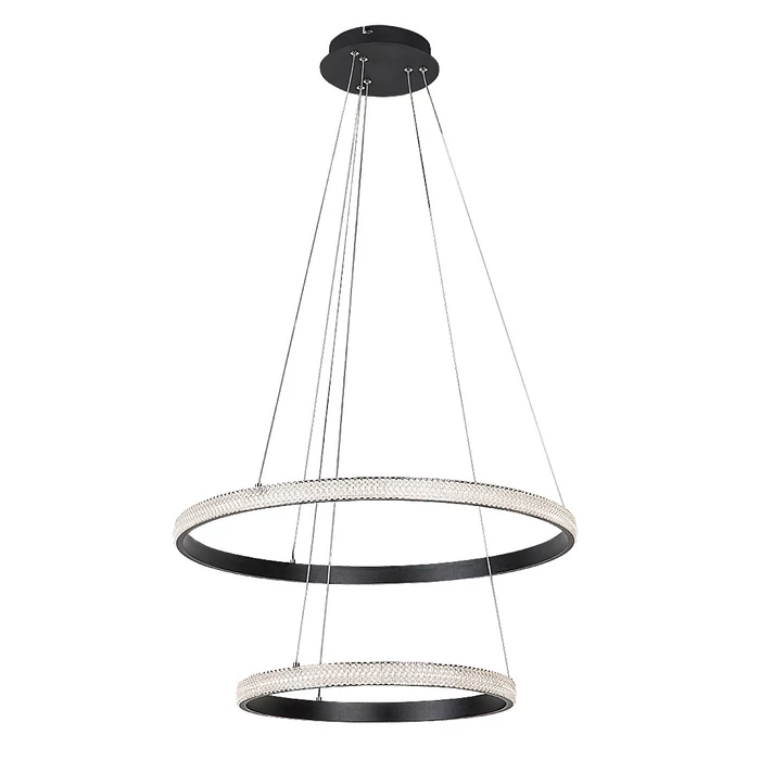 Rábalux Grete függeszthető LED lámpa 60W 3450lm 3000K fekete 72259