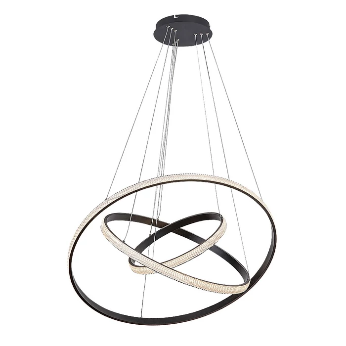 Rábalux Grete függeszthető LED lámpa 100W 4450lm 3000K fekete 72260