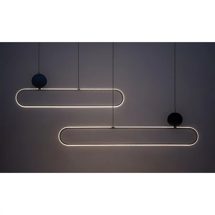 Rábalux Circado függeszthető LED lámpa 48W 2550lm 3000K fekete/arany 72268