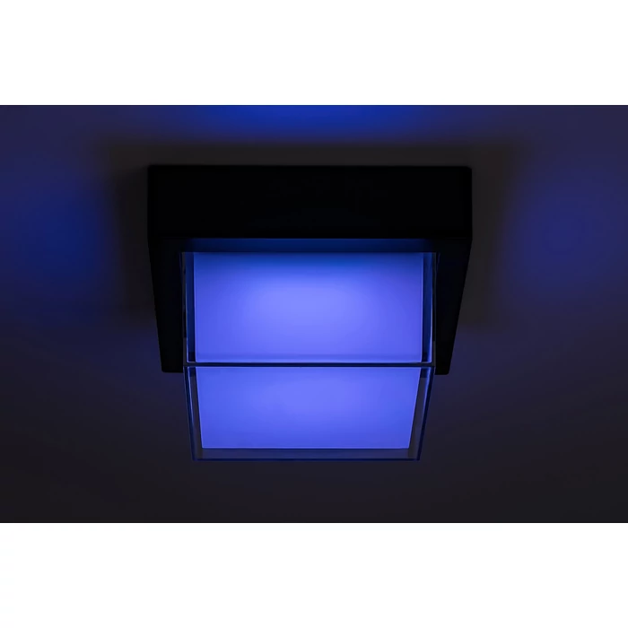 Rábalux Durbe kültéri fali/mennyezeti lámpa fekete IP54 7247