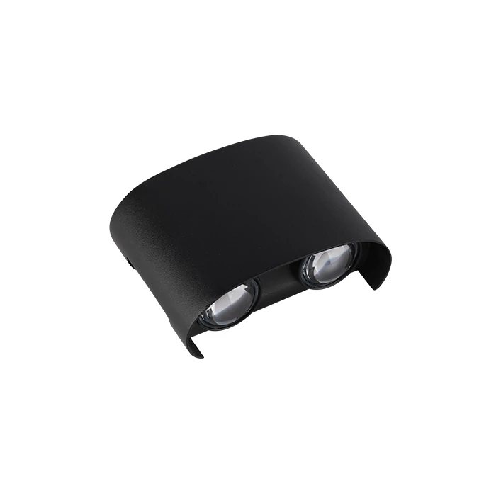 Optonica LED kültéri fali lámpa fekete 4W 340lm 3000K meleg fehér IP65 7407