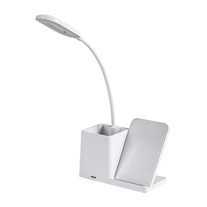 Rábalux Cerie asztali led lámpa 4W 200Lm 3000-4000-6500 fekete vezeték nélküli töltés 74233