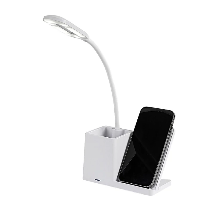 Rábalux Cerie asztali led lámpa 4W 200Lm 3000-4000-6500 fekete vezeték nélküli töltés 74233