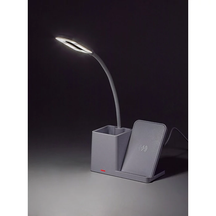 Rábalux Cerie asztali led lámpa 4W 200Lm 3000-4000-6500 fekete vezeték nélküli töltés 74233