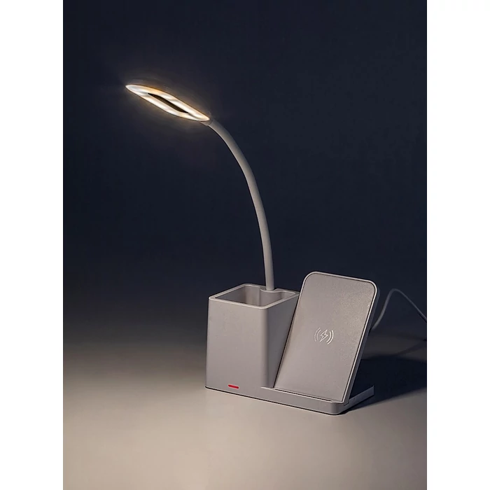 Rábalux Cerie asztali led lámpa 4W 200Lm 3000-4000-6500 fekete vezeték nélküli töltés 74233