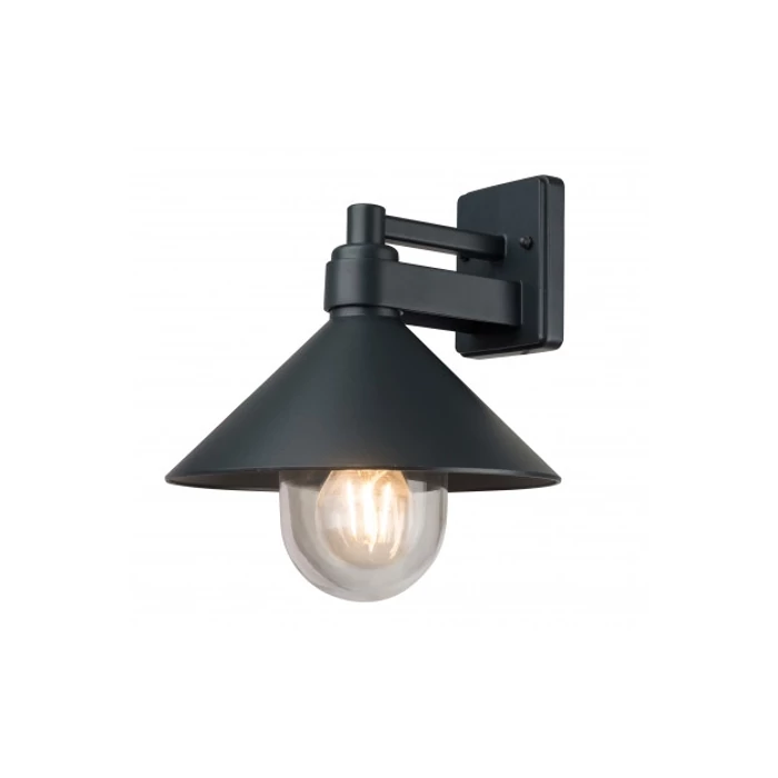 Optonica Fali lámpa alumínium IP44 1xЕ27 fekete lámpatest 7565