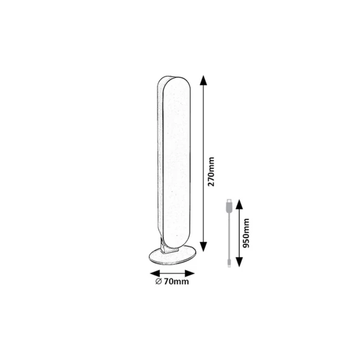 Rábalux Parker dekor lámpa lila IP20 76017