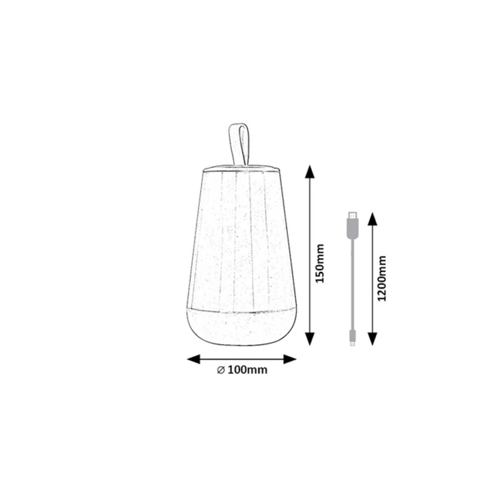 Rábalux Franco dekor lámpa fehér IP20 76019