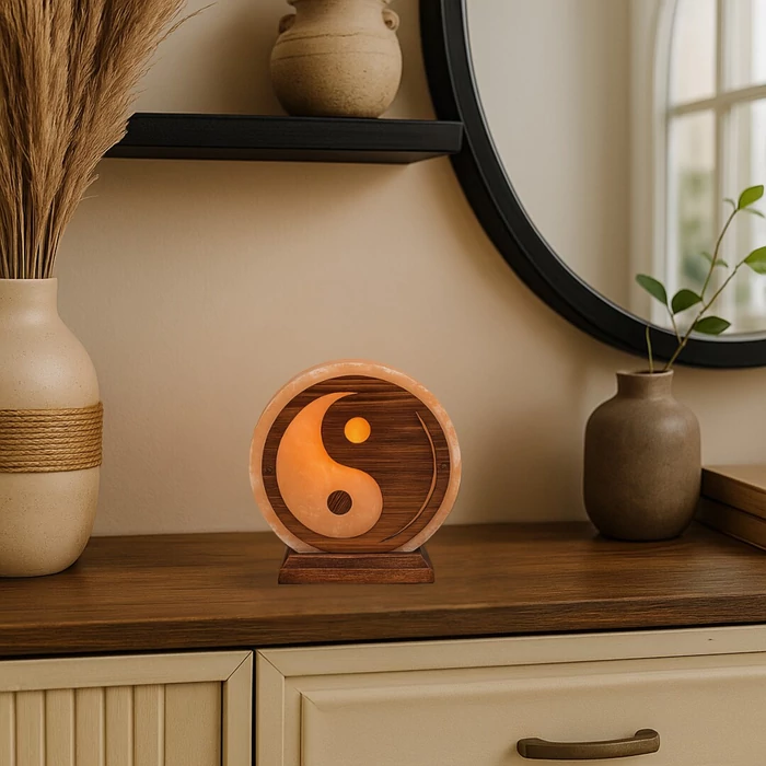 Rábalux Harmio Jin Jang mintájú asztali sólámpa 76032