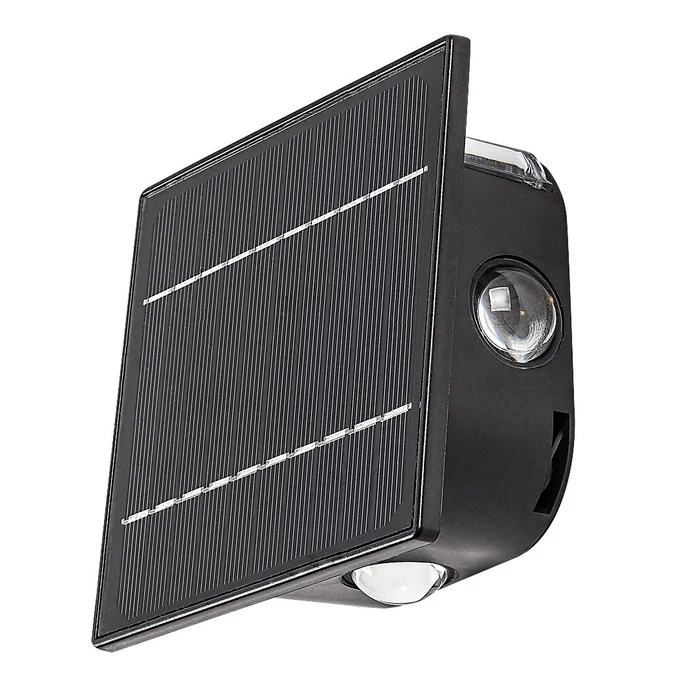 Rábalux Emmen LED kültéri napelemes lámpa 0,5W 50lm CCT fekete IP54 77034