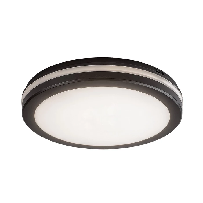 Rábalux Indre LED kültéri mennyezeti lámpa 28W 2450lm CCT fekete IP54 77035