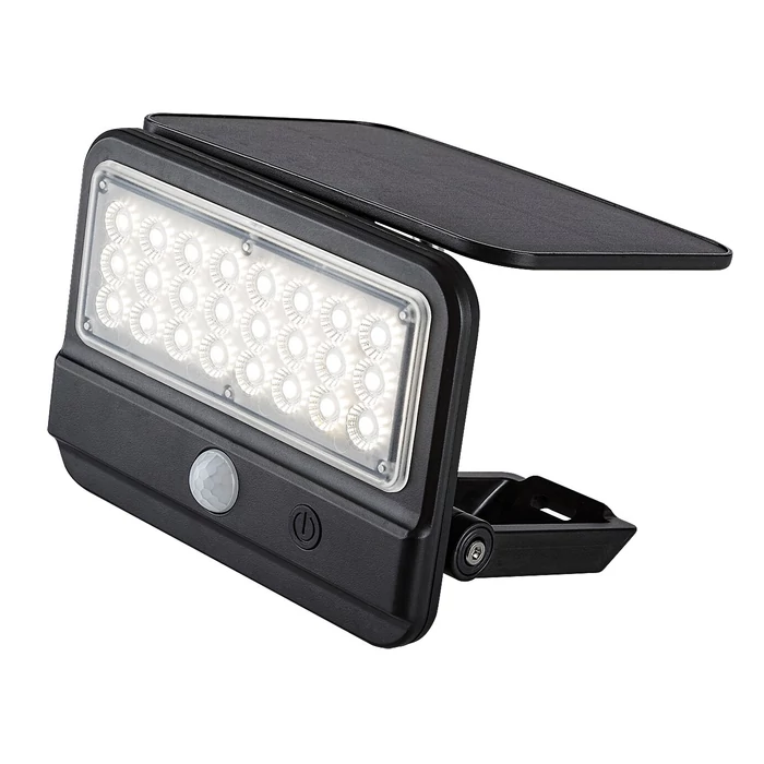Rábalux Flaxton LED kültéri napelemes lámpa 7W 700lm 4000K fekete IP54 77040