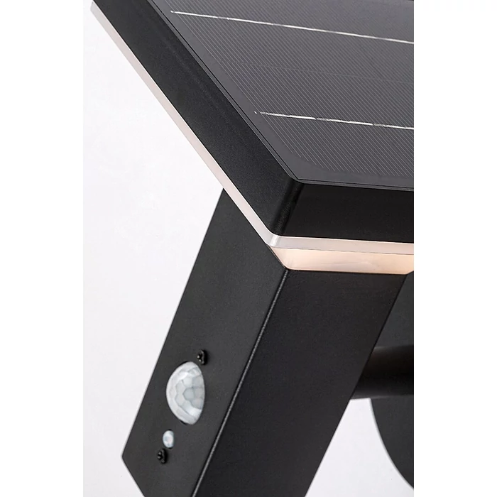 Rábalux Geleen LED kültéri napelemes lámpa 4W 400lm 3000K fekete IP44 77044